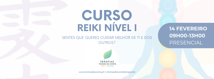 Curso de Reiki Nível 1 Tomás Da Costa